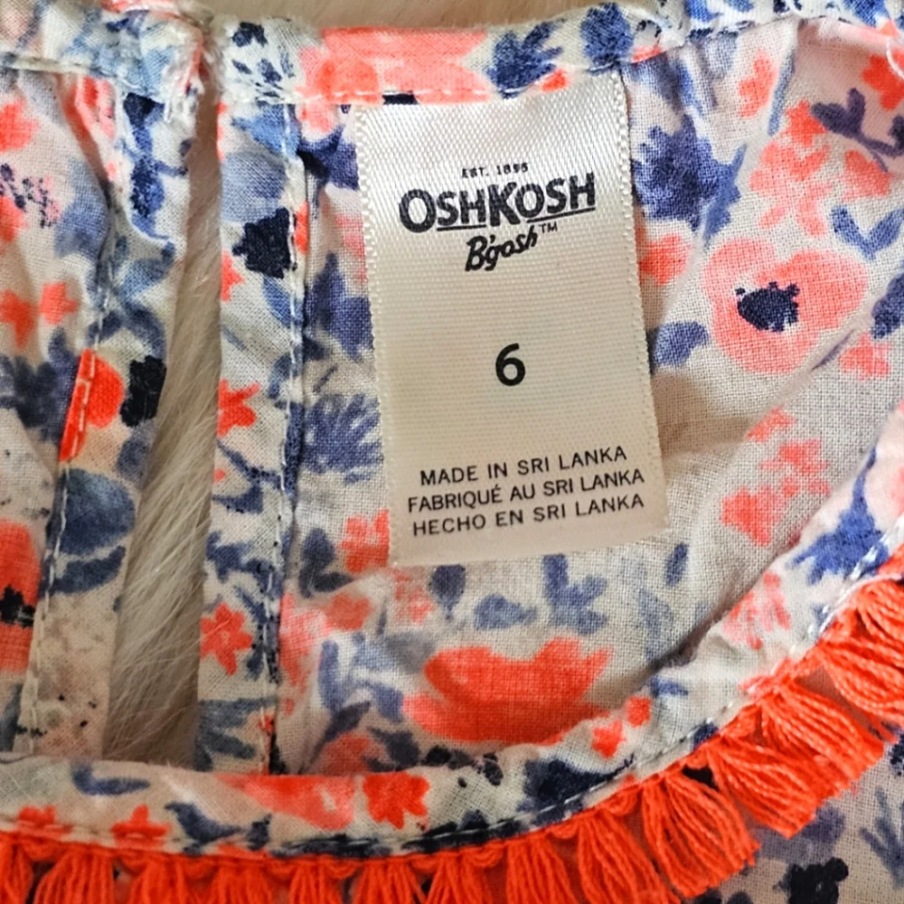 OshKosh B'Gosh Girls' Fashion Blouse Size 6